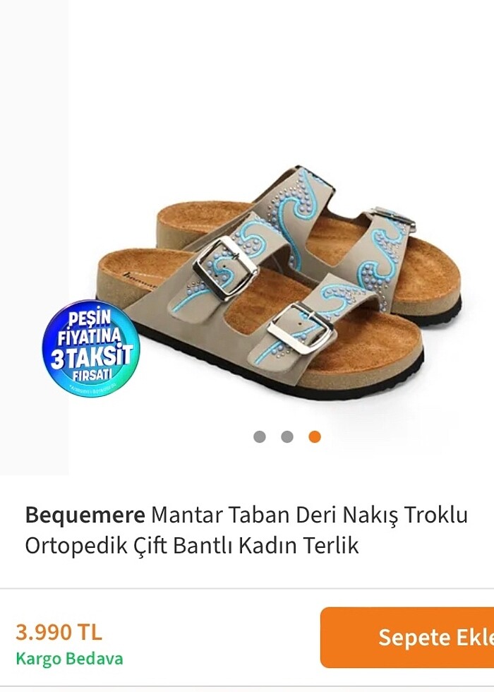 Bequemere ortopedik terlik - Görsel 3