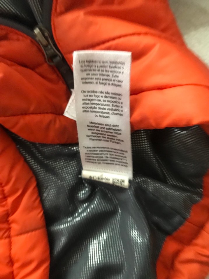 Columbia omniheat Gri Turuncu Kapüşonlu Erkek Çocuk Mont - Görsel 5