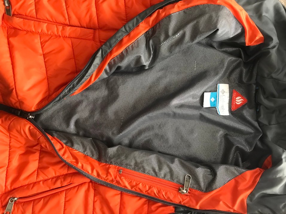 Columbia omniheat Gri Turuncu Kapüşonlu Erkek Çocuk Mont - Görsel 3