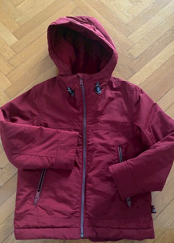 Benetton Kapüşonlu polarlı mont - Görsel 2