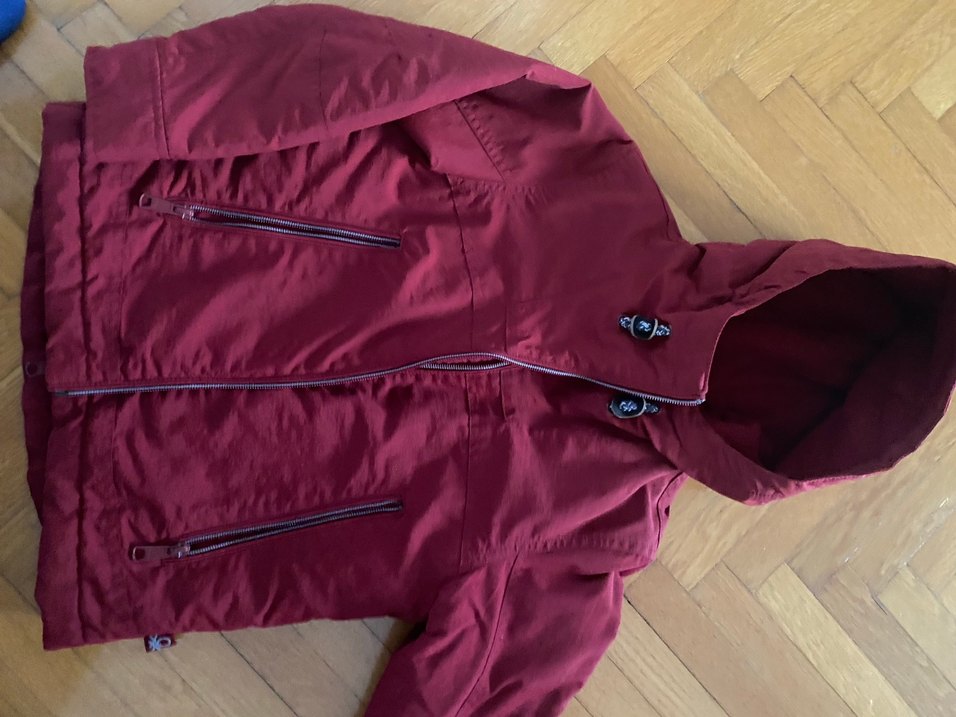 Benetton Kapüşonlu polarlı mont - Görsel 3