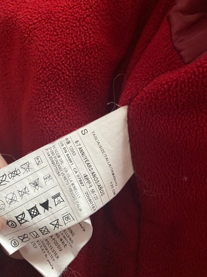 Benetton Kapüşonlu polarlı mont - Görsel 4