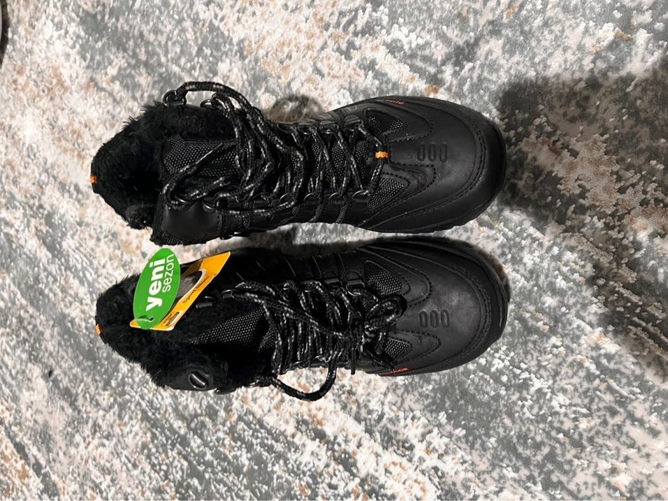 Erkek Siyah Kaymaz Outdoor Bot - Görsel 2