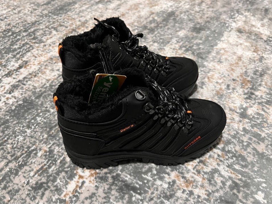 Erkek Siyah Kaymaz Outdoor Bot - Görsel 3