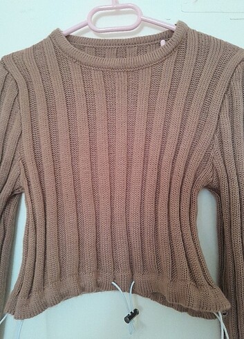 s Beden camel Renk Crop kazak