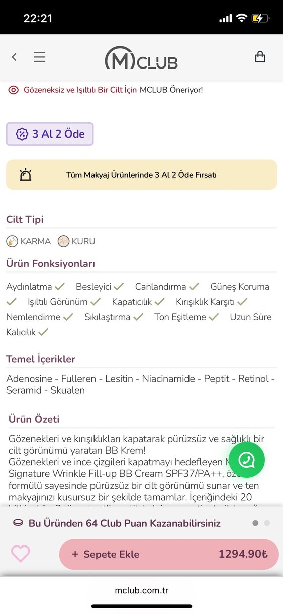 Missha Signature Wrinkle Fill Up BB Krem No.23 - Görsel 5