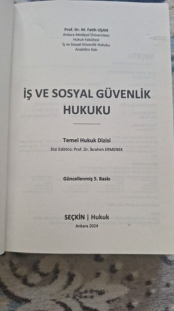 İş Ve Sosyal Güvenlik Hukuku