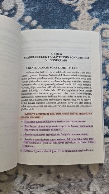 Beden Renk Alternatif Uyuşmazlık Çözüm Yolları ve Tahkim