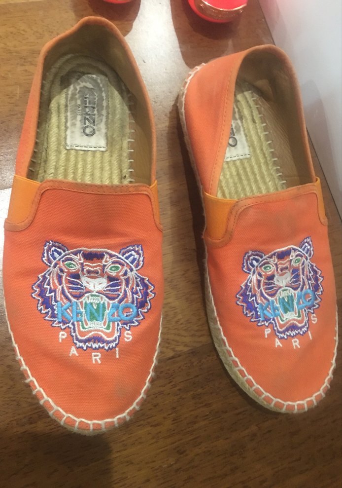 Nakışlı Turuncu Kadın Espadril - Görsel 5