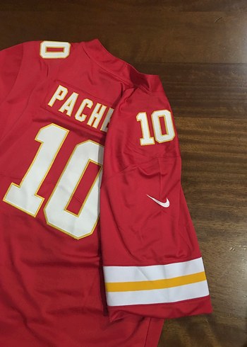 Kırmızı Erkek Kısa Kollu Abd sporu NFL forma - Görsel 8