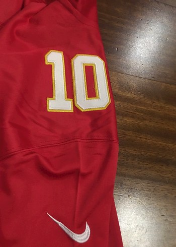 Kırmızı Erkek Kısa Kollu Abd sporu NFL forma - Görsel 9