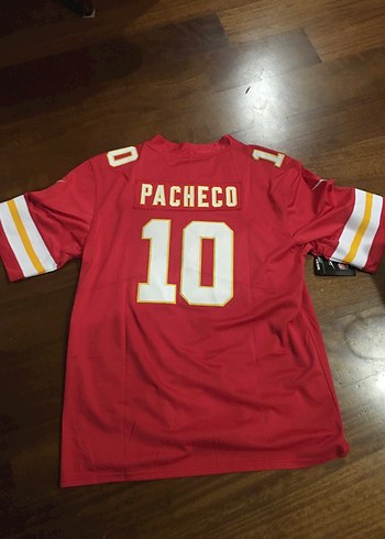 Kırmızı Erkek Kısa Kollu Abd sporu NFL forma - Görsel 7