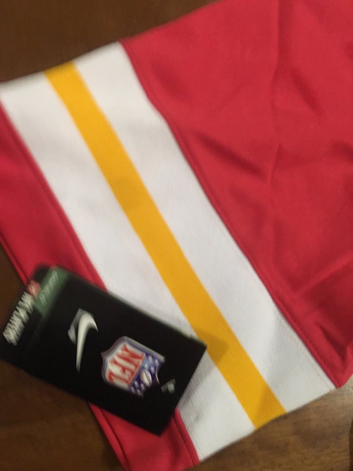 Kırmızı Erkek Kısa Kollu Abd sporu NFL forma - Görsel 5