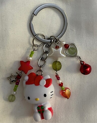 christmas hello kitty anahtarlık