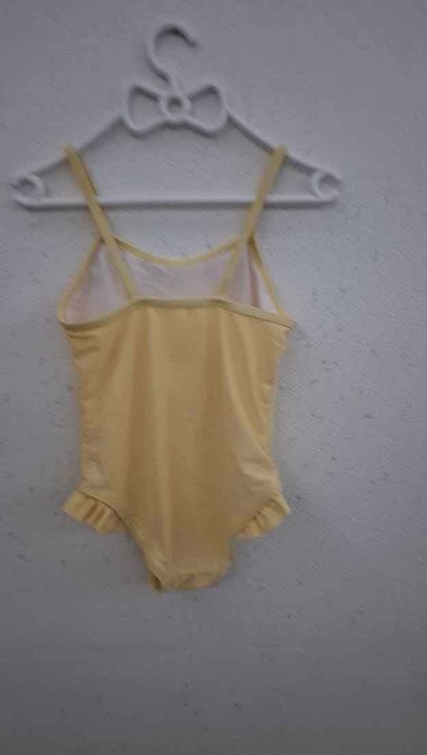 Sarı Bağcıklı Kız Çocuk Mayo - Görsel 2