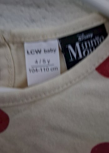 Kız Çocuk Uzun Kollu Pamuklu Minnie Mouse Tişört - Görsel 3