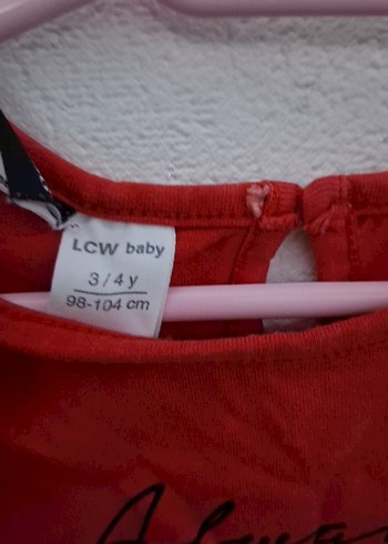 Kız Çocuk Uzun Kollu Baskılı Kırmızı Tişört - Görsel 3