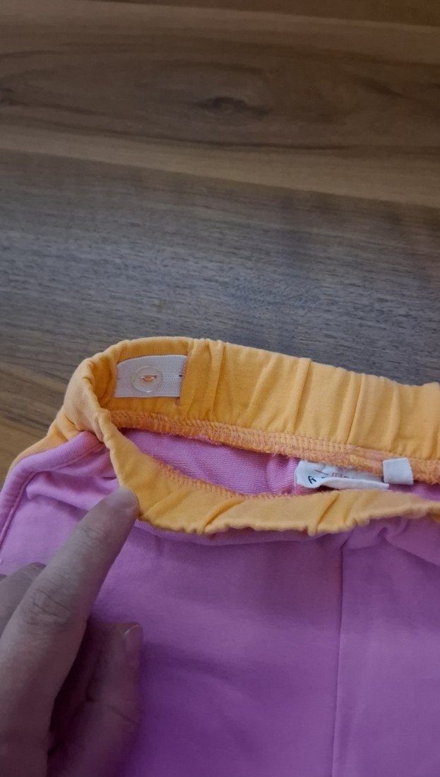 Mor Rahat Kesim Kız Şortu - Görsel 2