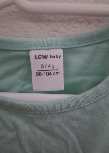 Kız Çocuk Turkuaz Pul İşlemeli T-shirt - Görsel 3