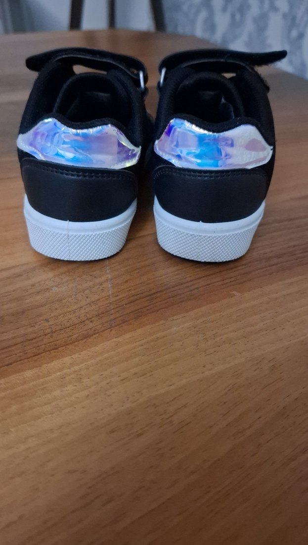 Siyah Erkek Çocuk Bağcıklı Spor Ayakkabı - Görsel 3