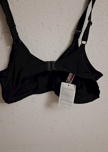 Siyah Minimalist Midi Sütyen emzirme - Görsel 2