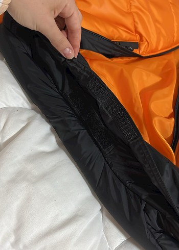 Parlak Turuncu Fermuarlı Erkek Kış Montu - Görsel 8