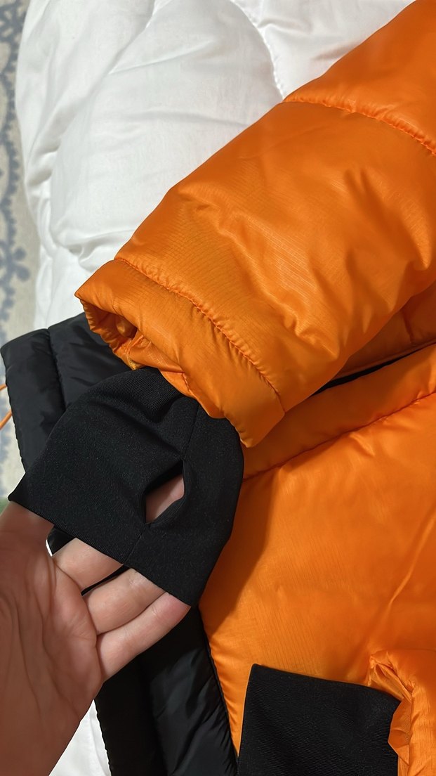 Parlak Turuncu Fermuarlı Erkek Kış Montu - Görsel 3