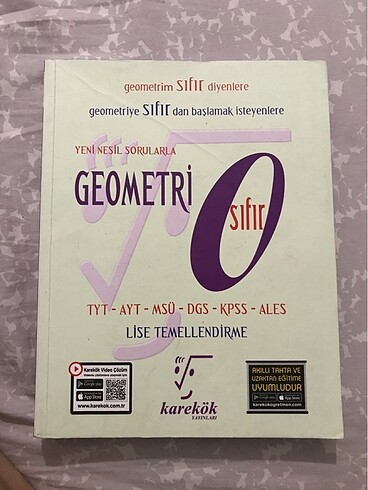 karekök yayınları geometri 0