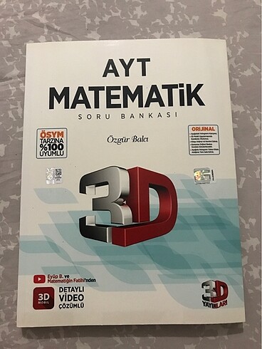 3D ayt matematik soru bankası