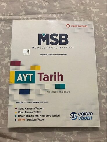 ayt tarih soru bankası