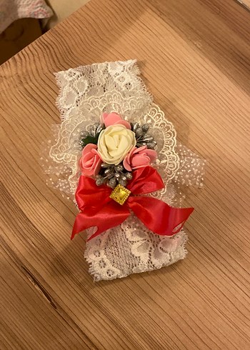 Dantelli Çiçek bebek tokası