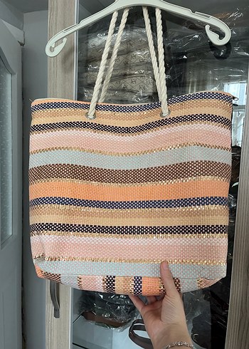 Örgü Dokulu Bohem Kadın Çanta - Görsel 4