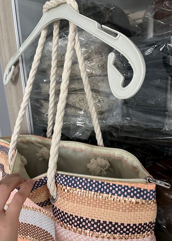 Örgü Dokulu Bohem Kadın Çanta - Görsel 5