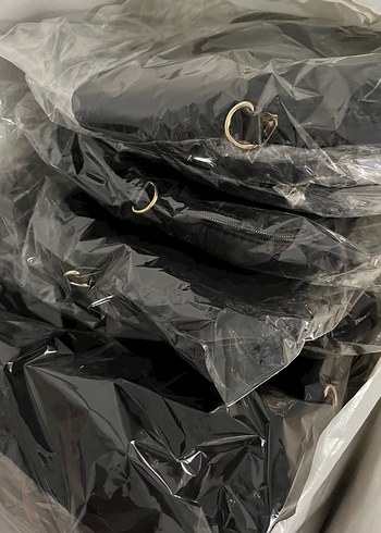 Siyah Kareli Fermuarlı Kadın Çanta - Görsel 15