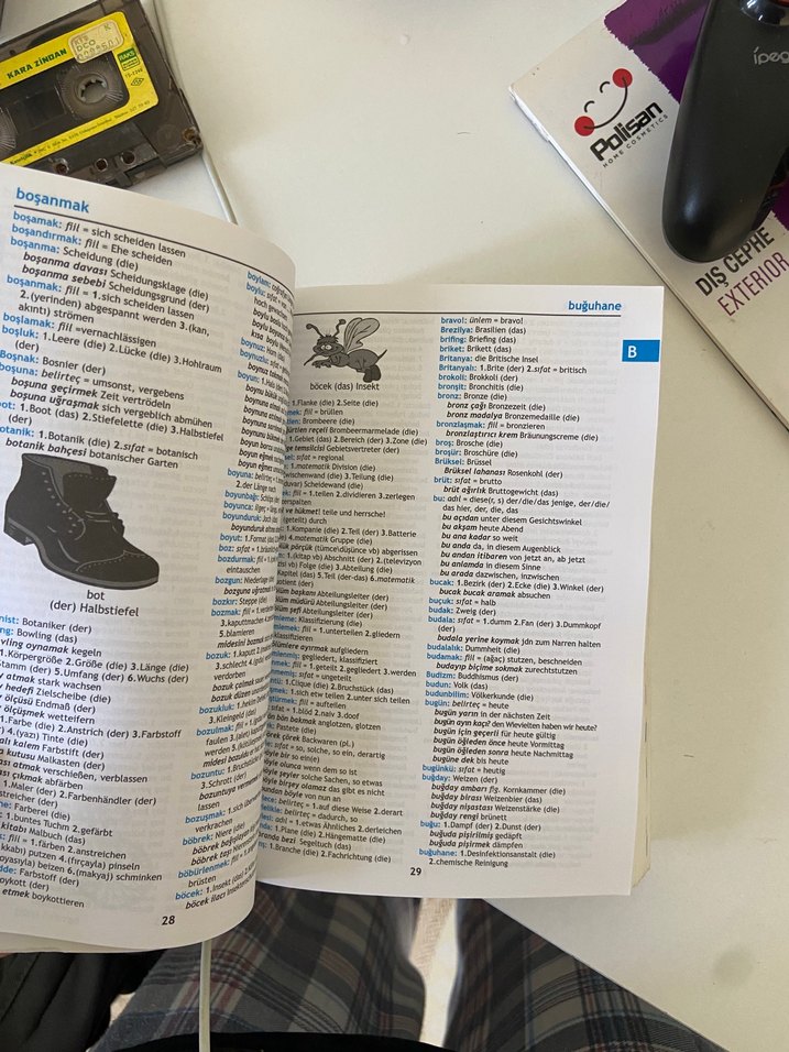 DaF Mavi Türkçe-Almanca Resimli Sözlük - Görsel 2