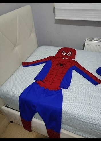 Beden Lisanslı pijamaskeliler spider man kostüm