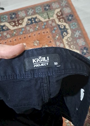 Siyah Kemerli Regular Fit Denim Erkek Pantolon - Görsel 2