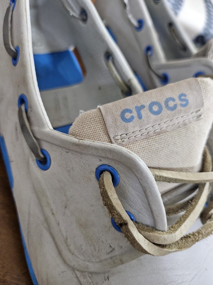 Crocs Erkek Beyaz Bağcık - Görsel 2