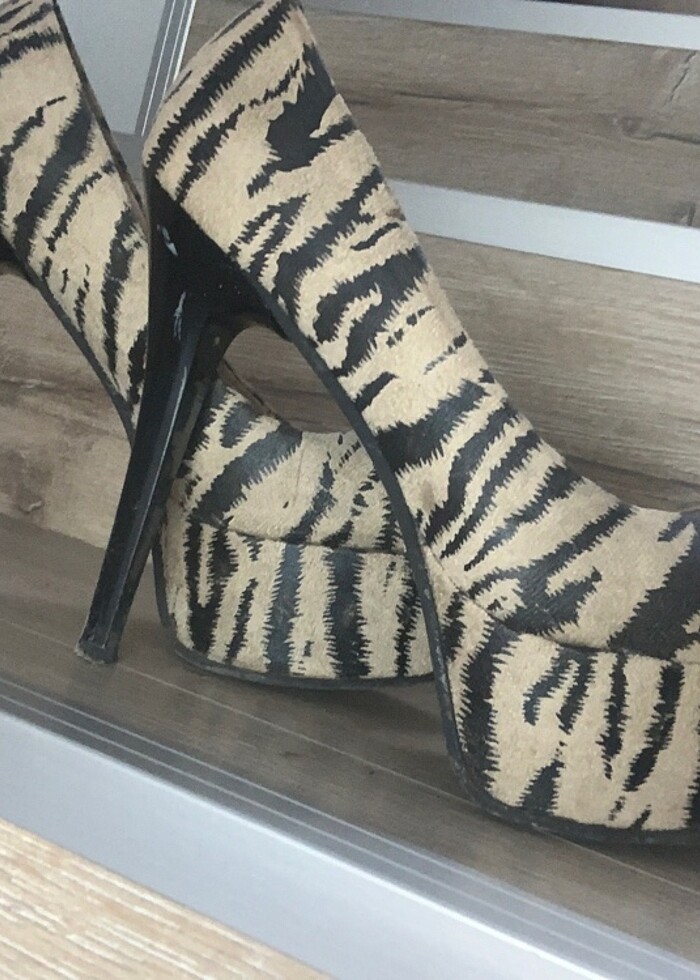 Platform topuklu ayakkabı - Görsel 3