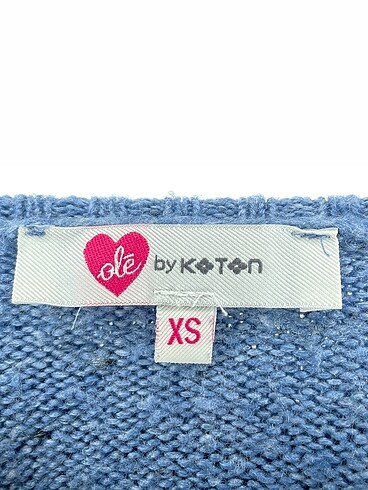 xs Beden mavi Renk Koton Kazak / Triko %70 İndirimli.