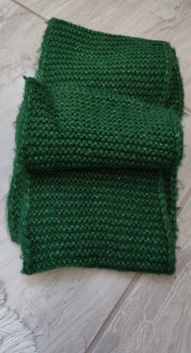 Nakışlı Erkek Çocuk Örgü Bere ve Atkı Takımı - Görsel 2