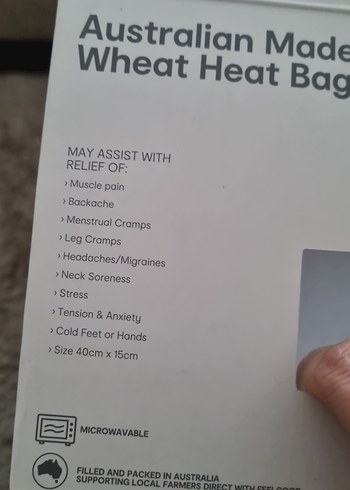 Avustralya Yapımı Buğday Isıtma Pedi - Görsel 5