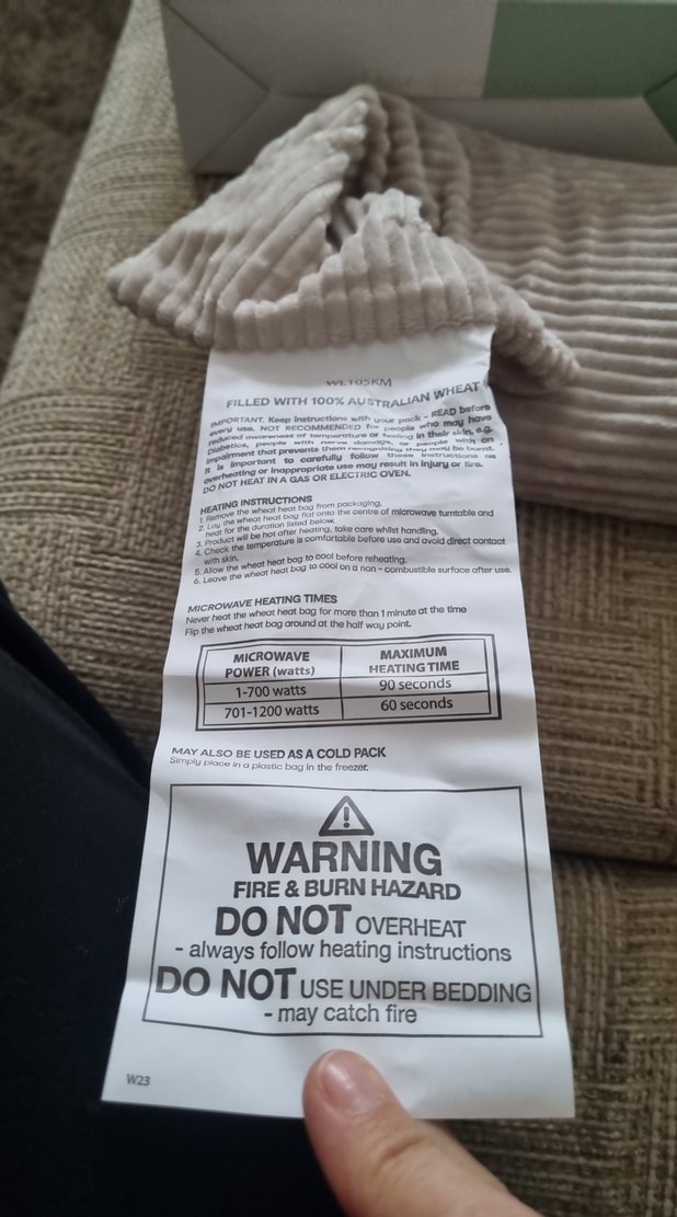 Avustralya Yapımı Buğday Isıtma Pedi - Görsel 4