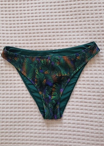 Calzedonia Yeşil Pilili Slip Bikini Altı