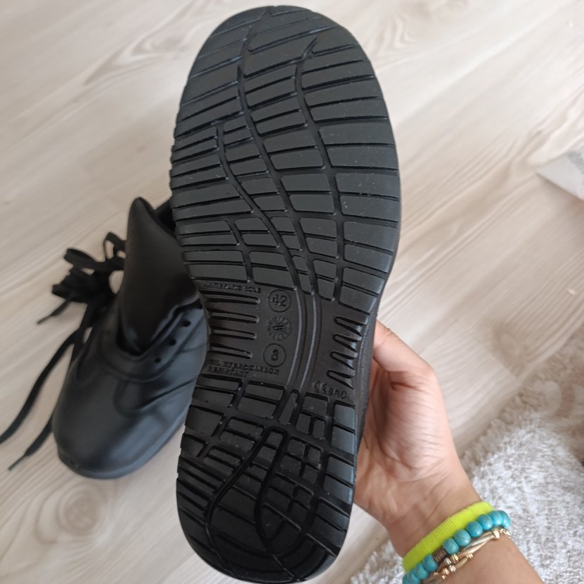 Siyah Goth Tarzı Erkek Spor Ayakkabı Bağcığı - Görsel 3