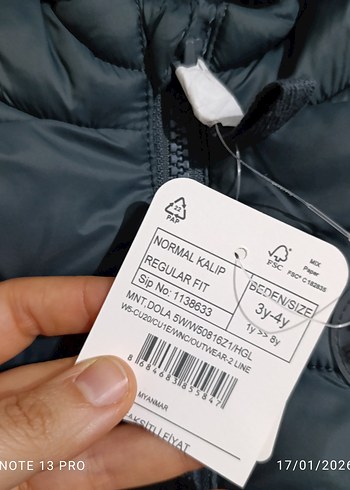 LCW Kids Kapüşonlu Erkek Çocuk Şişme Mont - Görsel 2