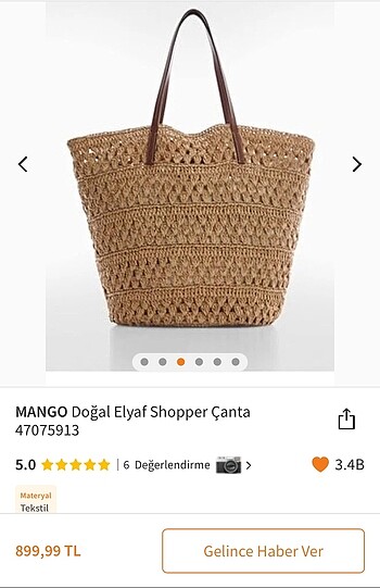 Mango muadili çanta