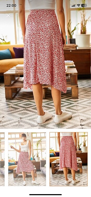 Çiçekli etek - Görsel 6