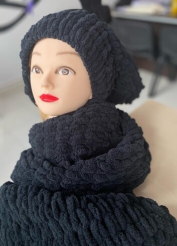 Beden Puffy atkı ve bere