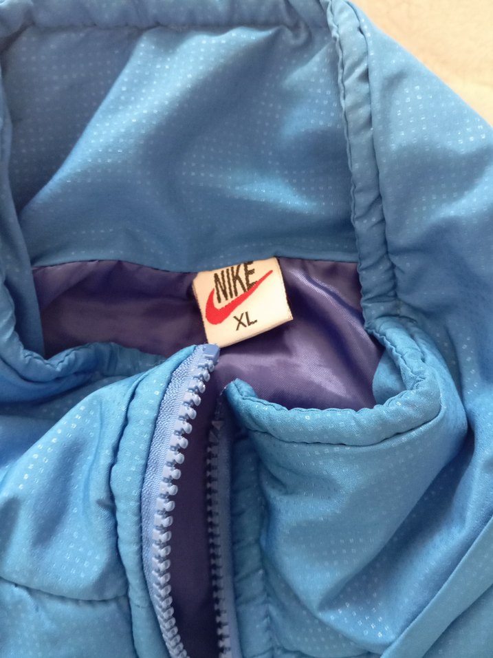 Mavi Nike Fermuarlı Erkek Yelek - Görsel 5